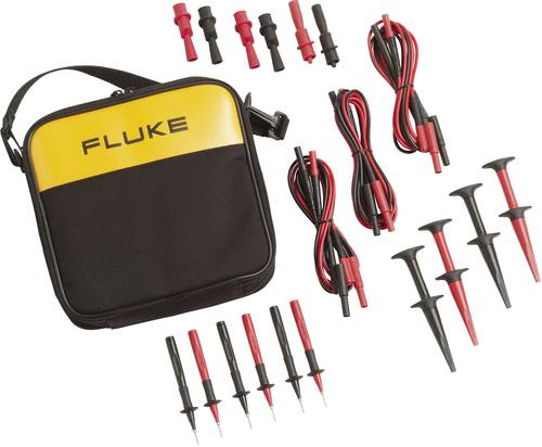 Fluke 700TLK Sicherheits-Messleitungs-Set Lamellenstecker 4 mm, Prüfspitze, Krokoklemmen, Abgreifkl von Fluke