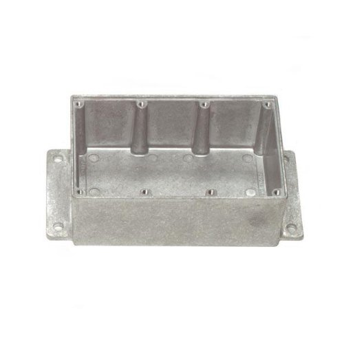 Pomona 2906 Aluminiumbox mit Abdeckung, 10,8 cm L x 6,4 cm B x 4,3 cm H (2 Stück) von Fluke