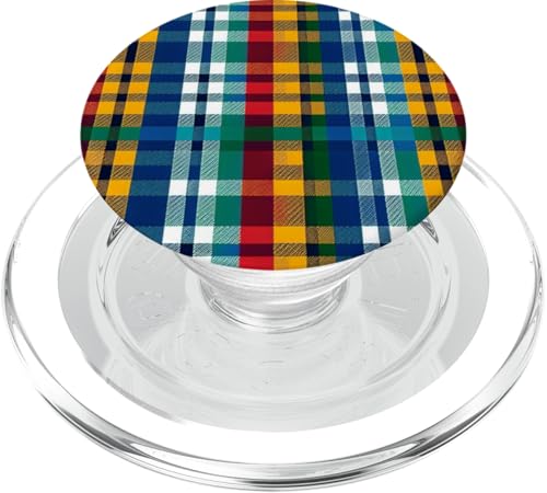 Heritage Plaid: Klassisches Tartan-Revival PopSockets PopGrip für MagSafe von Fluxes Unraveling Nexus (FUN)