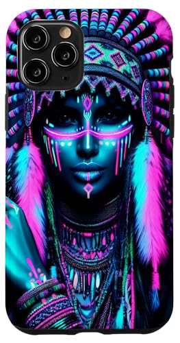 Hülle für iPhone 11 Pro Leuchtgeist: Tribal Glow von Fluxes Unraveling Nexus (FUN)