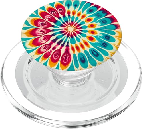 Strahlender Vortex: Psychedelischer Burst PopSockets PopGrip für MagSafe von Fluxes Unraveling Nexus (FUN)