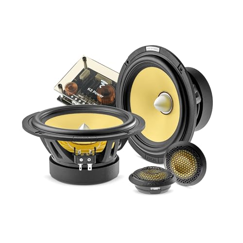 Focal ES 165 K2E 16,5 cm K2 EVO 2-Wege-Komponenten-Lautsprecher-Set mit TKME-Hochtönern und kompakten Frequenzweichen von Focal