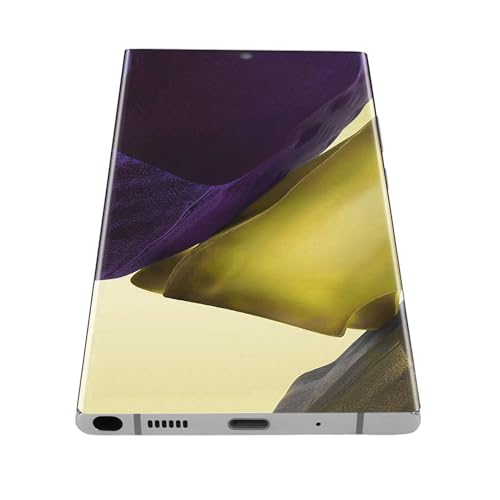 Fockety 6,9-Zoll-LCD-Display für das Note 20 Ultra 5G, Unterstützung für Fingerabdruckerkennung, Rahmen und Werkzeugsatz, Dynamisches AMOLED 2X, Hochauflösender Touch (SILVER) von Fockety