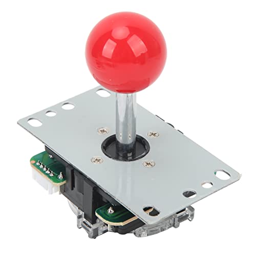 Fockety Spiel-Joystick-Kit, Abnehmbare Bälle, Hitzebeständiges Game-Stick-Kit für Computer (Rot) von Fockety