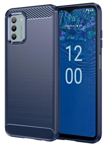 Folmecket Nokia G42 5G/G22 5G/G310 Hülle, Karbonfaser, Kratzfest, stoßdämpfend, weiche TPU-Gummi-Schutzhülle für Nokia G42 5G/G22 5G/G310 6,56 Zoll Blau Folmecket Nokia G42 5G/G22 5G/G310 Hülle, Karbonfaser, Kratzfest, stoßdämpfend, weiche TPU-Gummi-Schutzhülle für Nokia G42 5G/G22 5G/G310 6,56 Zoll Blau von Folmecket