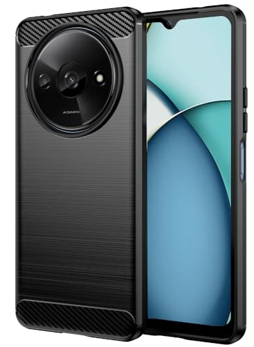 Folmecket Xiaomi Redmi A3,Xiaomi Redmi A3X, Karbonfaser, Kratzfest, stoßdämpfend, weiche TPU-Gummi-Schutzhülle für Xiaomi Poco C61 6.71" Zoll Schwarz Folmecket Xiaomi Redmi A3,Xiaomi Redmi A3X, Karbonfaser, Kratzfest, stoßdämpfend, weiche TPU-Gummi-Schutzhülle für Xiaomi Poco C61 6.71" Zoll Schwarz von Folmecket