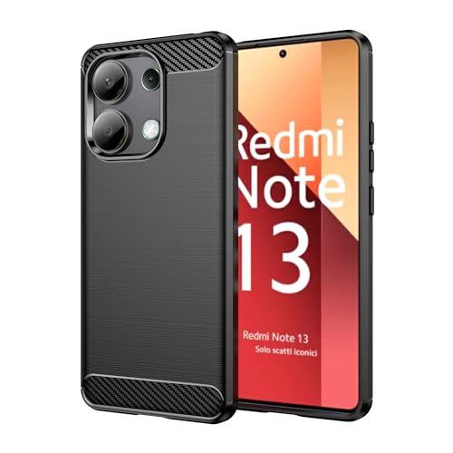 Folmecket Xiaomi Redmi Note 13 4G, Karbonfaser, Kratzfest, stoßdämpfend, weiche TPU-Gummi-Schutzhülle für Xiaomi Redmi Note 13 4G 6.67" Zoll Schwarz Folmecket Xiaomi Redmi Note 13 4G, Karbonfaser, Kratzfest, stoßdämpfend, weiche TPU-Gummi-Schutzhülle für Xiaomi Redmi Note 13 4G 6.67" Zoll Schwarz von Folmecket