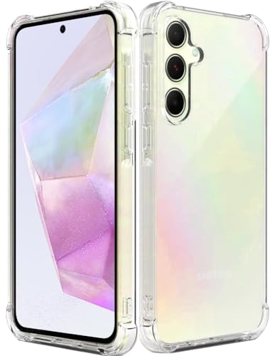 Samsung Galaxy A35 Hülle, Folmeckat Stoßdämpfung Flexible Transparent TPU Gummi Schutzhülle für Handyhülle Galaxy A35 5G 6.6" Transparent Samsung Galaxy A35 Hülle, Folmeckat Stoßdämpfung Flexible Transparent TPU Gummi Schutzhülle für Handyhülle Galaxy A35 5G 6.6" Transparent von Folmecket