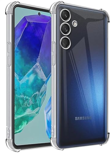 Samsung Galaxy M55 5G Hülle, Folmeckat Stoßdämpfung Flexible Transparent TPU Gummi Schutzhülle für Galaxy M55 5G/C55 5G/F55 5G Handyhülle 6.7" Transparent Samsung Galaxy M55 5G Hülle, Folmeckat Stoßdämpfung Flexible Transparent TPU Gummi Schutzhülle für Galaxy M55 5G/C55 5G/F55 5G Handyhülle 6.7" Transparent von Folmecket