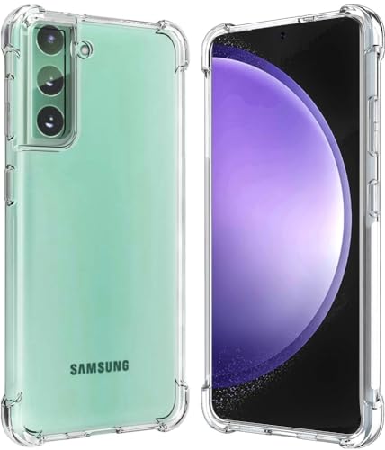 Samsung Galaxy S23 FE 5G Hülle, Folmeckat Stoßdämpfung Flexible Clear TPU Gummi Schutzhülle für Galaxy S23 FE 5G hülle. Transparent 6.4 Zoll Samsung Galaxy S23 FE 5G Hülle, Folmeckat Stoßdämpfung Flexible Clear TPU Gummi Schutzhülle für Galaxy S23 FE 5G hülle. Transparent 6.4 Zoll von Folmecket