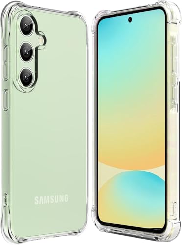 Samsung Galaxy S24 FE 5G Hülle, Folmeckat Stoßdämpfung Flexible Clear Transparent TPU Gummi Schutzhülle für Galaxy S24 FE 5G hülle. Transparent 6.7 Zoll Samsung Galaxy S24 FE 5G Hülle, Folmeckat Stoßdämpfung Flexible Clear Transparent TPU Gummi Schutzhülle für Galaxy S24 FE 5G hülle. Transparent 6.7 Zoll von Folmecket