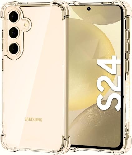 Samsung Galaxy S24 Hülle, Folmeckat Stoßdämpfung Flexible Clear TPU Gummi Schutzhülle für Galaxy S24 5G Handyhülle 6.2" Samsung Galaxy S24 Hülle, Folmeckat Stoßdämpfung Flexible Clear TPU Gummi Schutzhülle für Galaxy S24 5G Handyhülle 6.2" von Folmecket