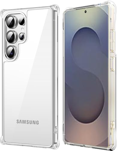 Samsung Galaxy S25 Ultra Hülle, Folmeckat Stoßdämpfung Flexible Transparent Clear TPU Gummi Schutzhülle für Galaxy S25 Ultra 5G hülle. Transparent 6.9 Zoll Samsung Galaxy S25 Ultra Hülle, Folmeckat Stoßdämpfung Flexible Transparent Clear TPU Gummi Schutzhülle für Galaxy S25 Ultra 5G hülle. Transparent 6.9 Zoll von Folmecket