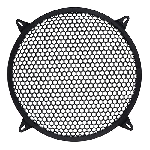 Folpus Universal Car Subwoofer Speaker Grille Cover, Schwarz, 12 Zoll Folpus Universal Car Subwoofer Speaker Grille Cover, Schwarz, 12 Zoll von Folpus