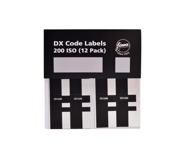 Foma DX Code Etiketten ISO 200 für Kleinbildfilme (12 Stück) von Foma