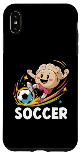 Knödel spielen Fußball Essstäbchen Wrap Küche Sport Hülle für iPhone XS Max von Food Lover Gift For Dumpling Dough Lover