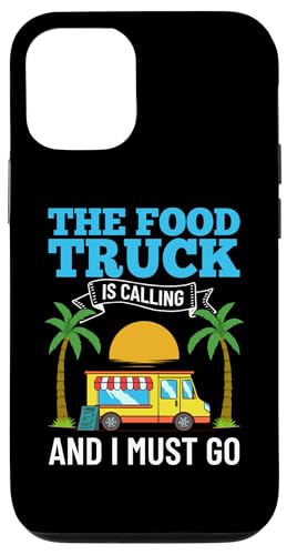 Hülle für iPhone 13 Pro Imbisswagen Lustiges Geschäftsessen auf der Straße von Food Truck