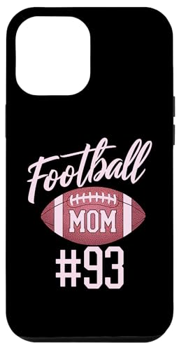 Hülle für iPhone 12 Pro Max Fußball Mama #93 Lustiges Mutter Frau Touchdown Mädchen Sohn Spiel von Football Mom Love Apparel