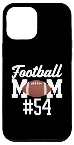 Hülle für iPhone 12 Pro Max Fußball Mama #54 Lustiges Mutter Frau Touchdown Mädchen Sohn Spiel von Football Mom Touchdown Tees