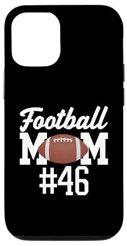 Hülle für iPhone 13 Pro Fußball Mama #46 Lustiges Mutter Frau Touchdown Mädchen Sohn Spiel von Football Mom Touchdown Tees