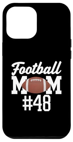 Hülle für iPhone 13 Pro Max Fußball Mama #48 Lustiges Mutter Frau Touchdown Mädchen Sohn Spiel von Football Mom Touchdown Tees