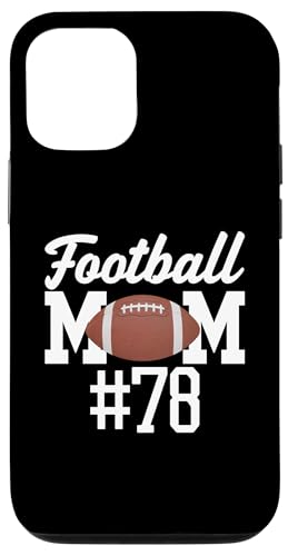 Hülle für iPhone 15 Fußball Mama #78 Lustiges Mutter Frau Touchdown Mädchen Sohn Spiel von Football Mom Touchdown Tees