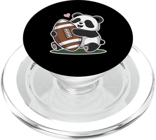 Panda Fußballspieler Fußballer Sport PopSockets PopGrip für MagSafe von Football Player Sports Gifts