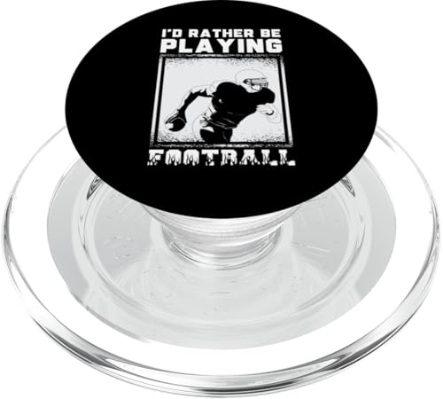 Ich spiele lieber Football Lineman American Football PopSockets PopGrip für MagSafe von Football Players American Football Clothing