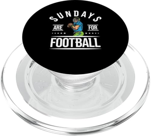 Sonntage gehören dem Fußball Lineman Tackle American Football PopSockets PopGrip für MagSafe von Football Players American Football Clothing