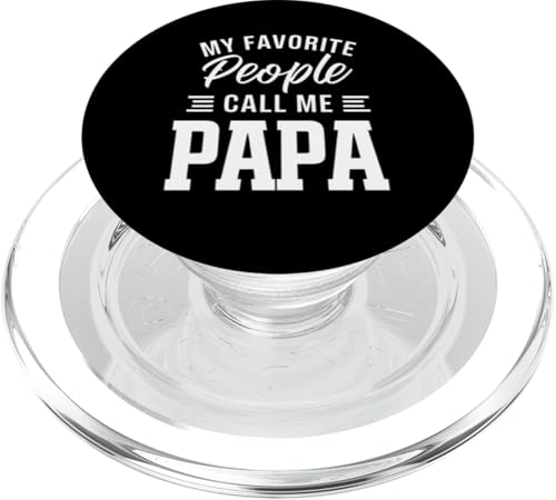 Herren My Favorite People Call Me Papa Geschenk für Papa Vater PopSockets PopGrip für MagSafe von For Dad Papa Present Tee