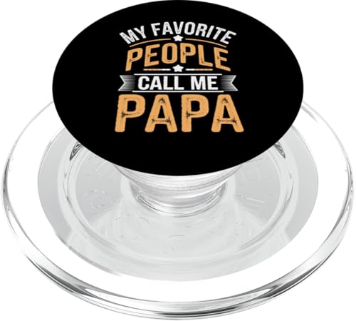 My Favorite People Call Me Papa Vintage Men Dad Kleidung PopSockets PopGrip für MagSafe von For Dad Papa Present Tee