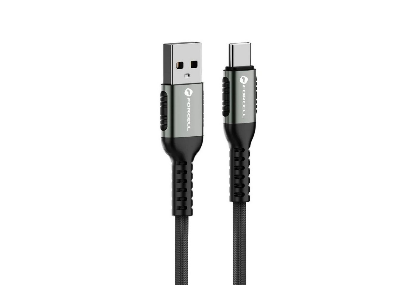 Forcell F-ENERGY C256 Kabel USB A auf Typ C QC3.0 3A 66W Cafule 2 m USB-Kabel von Forcell