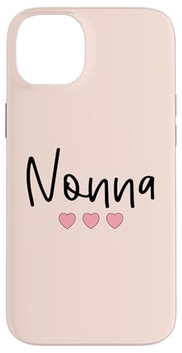 Hülle für iPhone 14 Plus Nonna Italienische Oma Großmutter süße Herzen Nonna von Foreign Language Grandmother Granny Designs