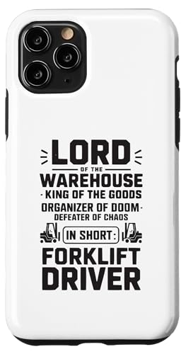 Gabelstapler Bediener Gabelstapler Lagerarbeiter Lagerarbeiter Hülle für iPhone 11 Pro von Forklift Operator Forklifter Warehouseman