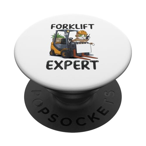 Gabelstapler Bediener Gabelstapler Lagerarbeiter Lagerarbeiter PopSockets Klebender PopGrip von Forklift Operator Forklifter Warehouseman