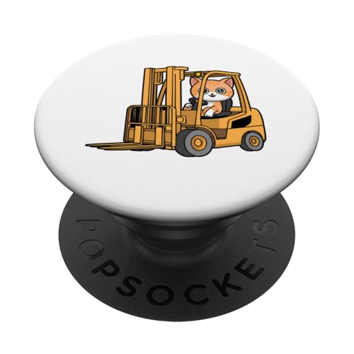 Gabelstapler Bediener Gabelstapler Lagerarbeiter Lagerarbeiter PopSockets Klebender PopGrip von Forklift Operator Forklifter Warehouseman