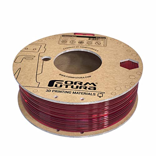 FormFutura - EasyFil ePETG (Transparent Red, 1.75mm, 250 gram) von Formfutura