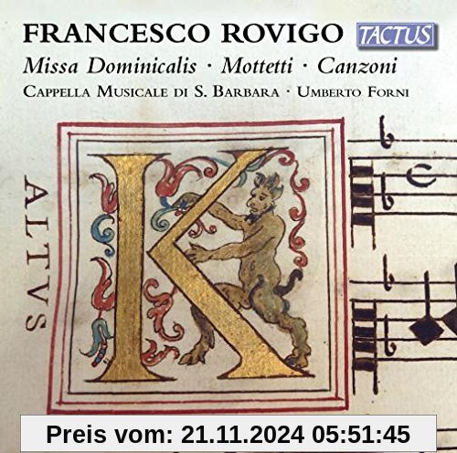 Missa Dominicalis/Mottetti/Canzoni von Forni