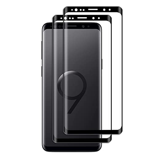 Für Samsung Galaxy S9 panzerglas Schutzfolie, [2 Stück] [Case Friendly] [HD Clear] [9H Härte] [Anti-Kratzen] [Blasenfreie] Gehärtetem Glas Displayschutzfolie für Samsung Galaxy S9 von Foryo