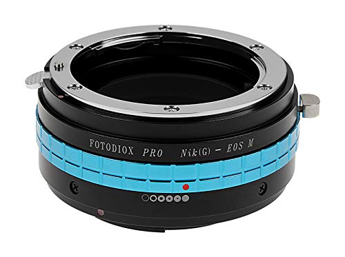 Fotodiox Pro Lens Mount Adapter Compatible with Nikon F-Mount G-Type Lenses on Canon EOS M EF-M Mount Mirrorless Cameras von Fotodiox