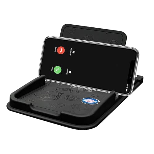 Foway Anti-Rutsch-Pad-Telefonhalter | Auto-Armaturenbrett-Organizer-Tablett,Universeller, hitzebeständiger, Rutschfester, Stabiler Armaturenbrett-Handyhalter aus Silikon mit Parkplatznummer, passend von Foway