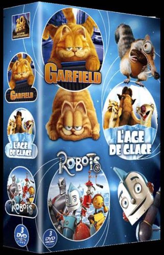 Garfield, le film / L'Age de glace / Robots - Coffret 3 DVD [FR Import] von Fox Pathé Europa