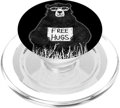 Kostenlose Umarmungen von Grizzly Bear PopSockets PopGrip für MagSafe von Fox Republic Design