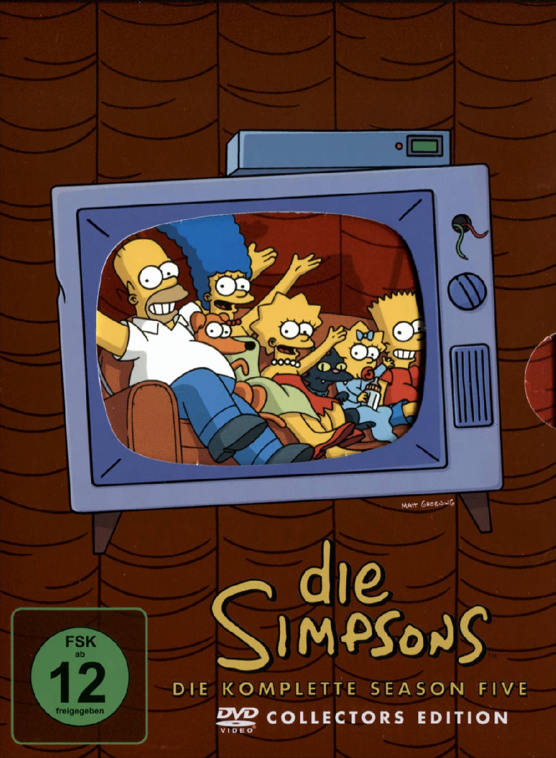 Die Simpsons - Die komplette Season 05 (Collector's Edition, 4 DVDs) von Fox