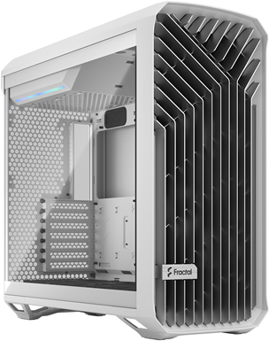 Fractal Design Torrent Compact - Tower - Erweitertes ATX - keine Spannungsversorgung (ATX) - white TG clear tint - USB/Audio (FD-C-TOR1C-03) von Fractal Design