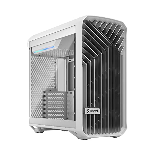 Fractal Design Torrent Compact White Computer Case TG Tempered Glass Clear FD-C-TOR1C-03 White Tempered Glass von Fractal Design