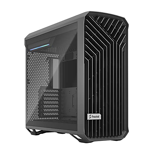 Fractal Design Torrent Gray E-ATX Tempered Glass Window High-Airflow Mid Tower Computer Case von Fractal Design