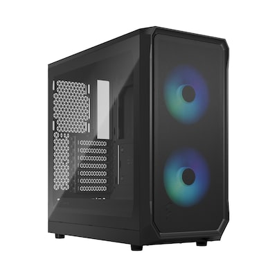 Fractal Design Focus 2 RGB Black Gaming Gehäuse Seitenfenster FD-C-FOC2A-03 Fractal Design Focus 2 RGB Black Gaming Gehäuse Seitenfenster FD-C-FOC2A-03 von Fractal