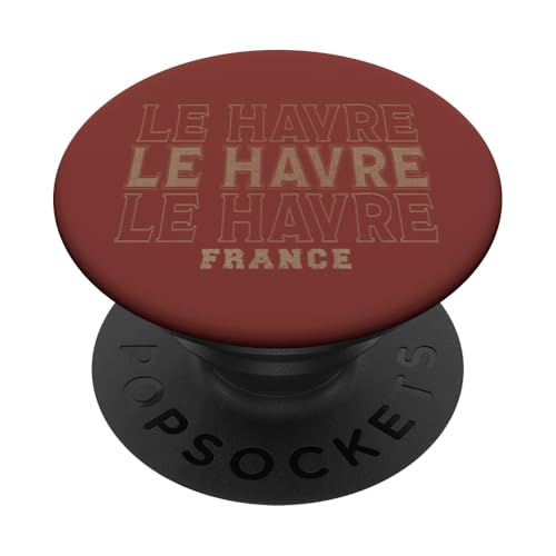 Vintage Le Havre Frankreich PopSockets mit austauschbarem PopGrip von France born and French apparel