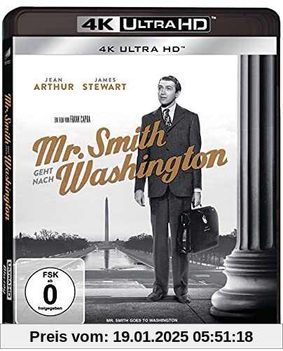 Mr. Smith geht nach Washington (4K Ultra HD) [Blu-ray] von Frank Capra